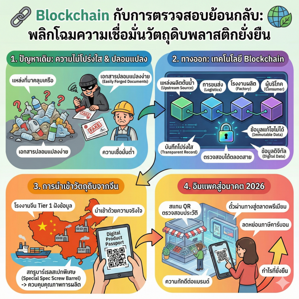 Blockchain กับการตรวจสอบย้อนกลับ