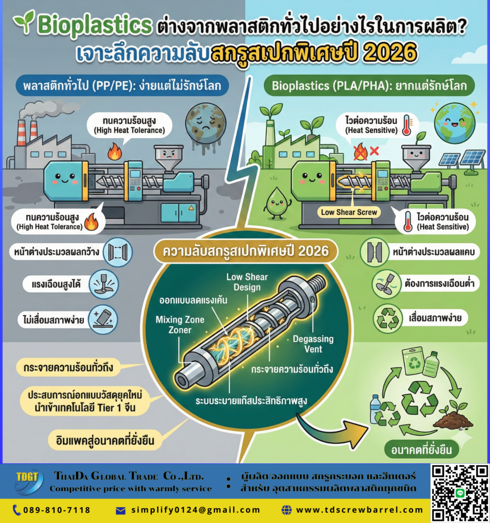 Bioplastics ต่างจากพลาสติกทั่วไป