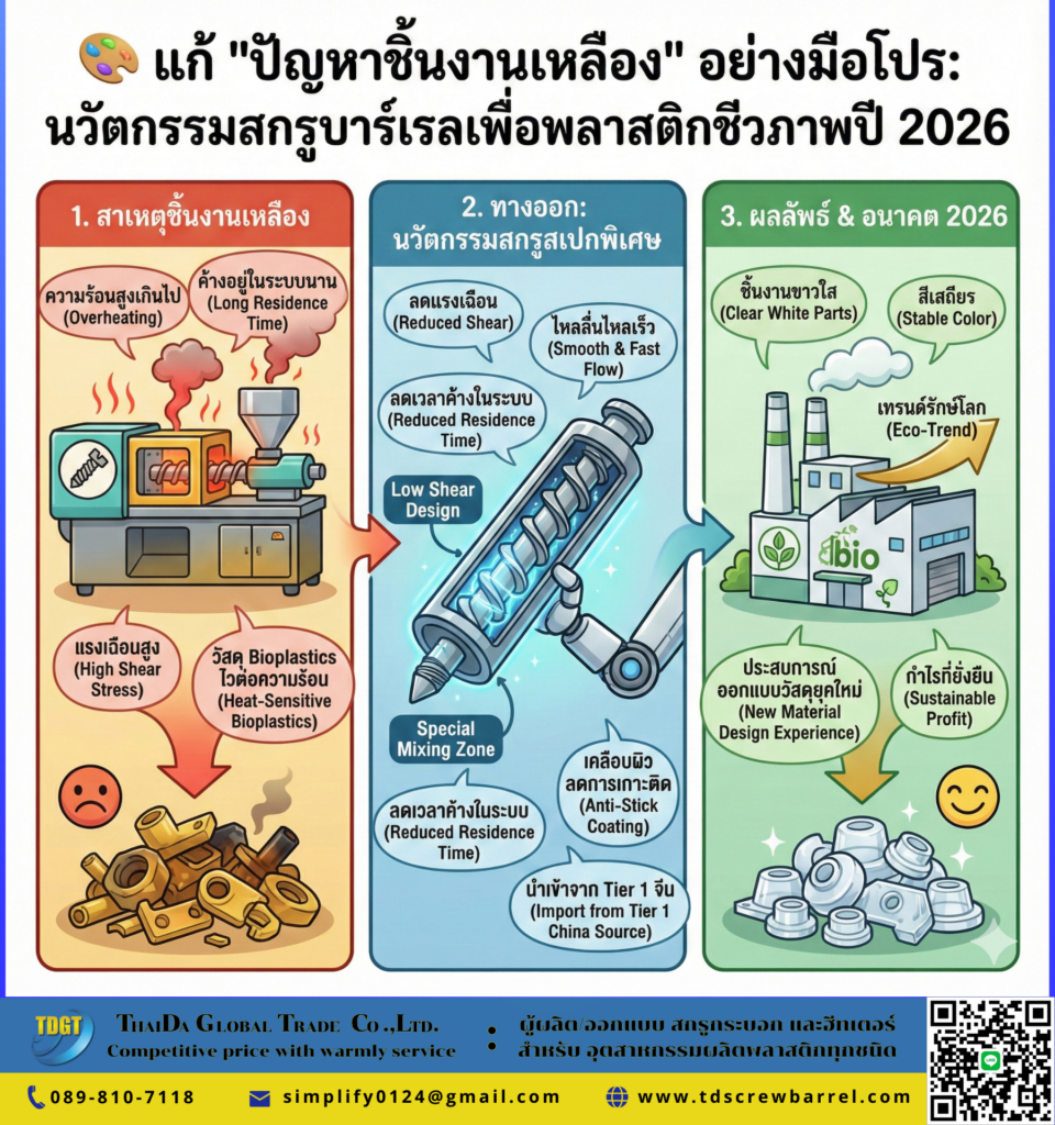 ปัญหาชิ้นงานเหลือง