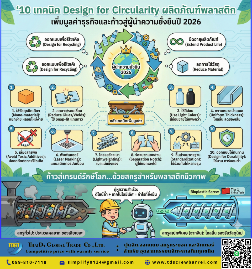 Design for Circularity ผลิตภัณฑ์พลาสติก