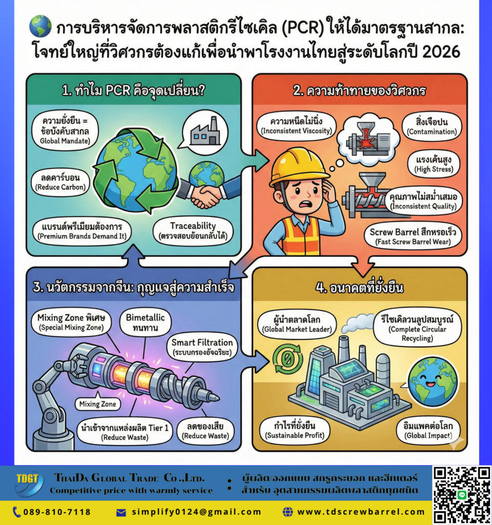 การบริหารจัดการพลาสติกรีไซเคิล (PCR)