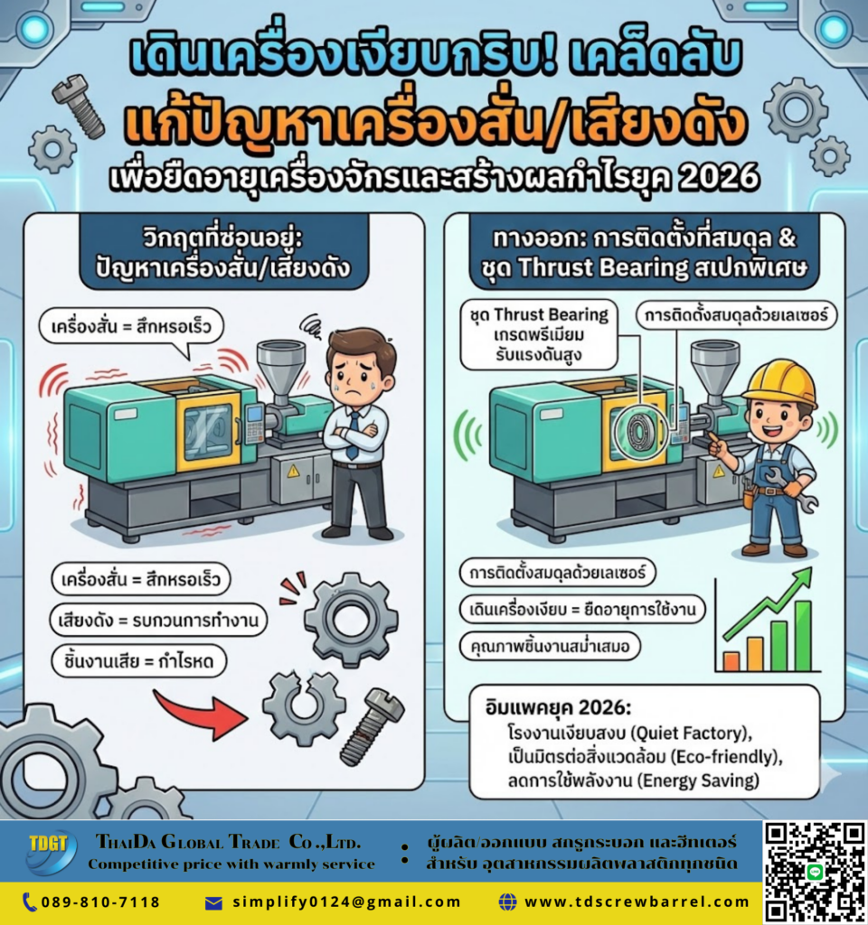 แก้ปัญหาเครื่องสั่น/เสียงดัง