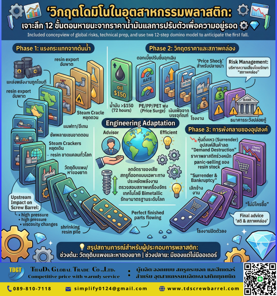 วิกฤตโดมิโนในอุตสาหกรรมพลาสติก