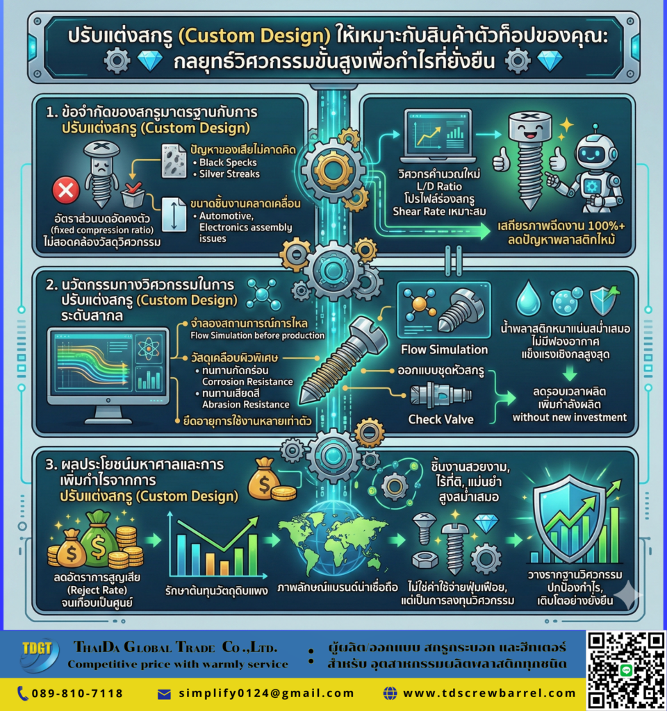 ปรับแต่งสกรู (Custom Design)