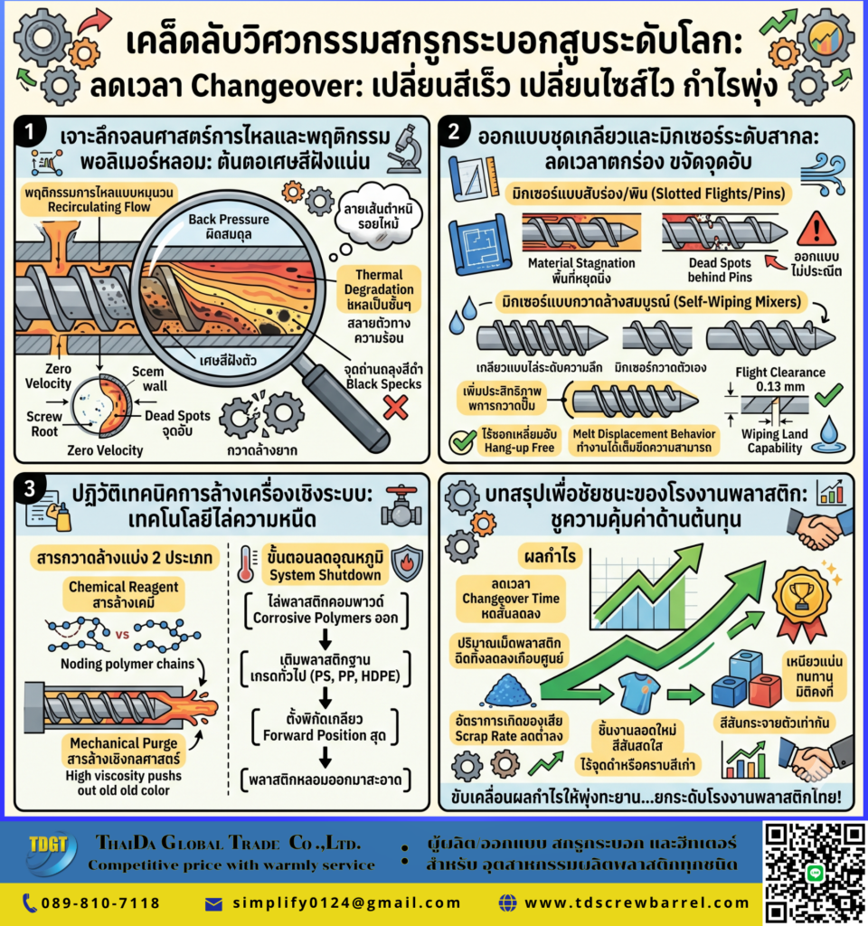 ลดเวลา Changeover: เปลี่ยนสีเร็ว เปลี่ยนไซส์ไว กำไรพุ่ง