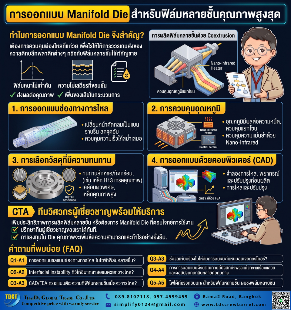 การออกแบบ Manifold Die