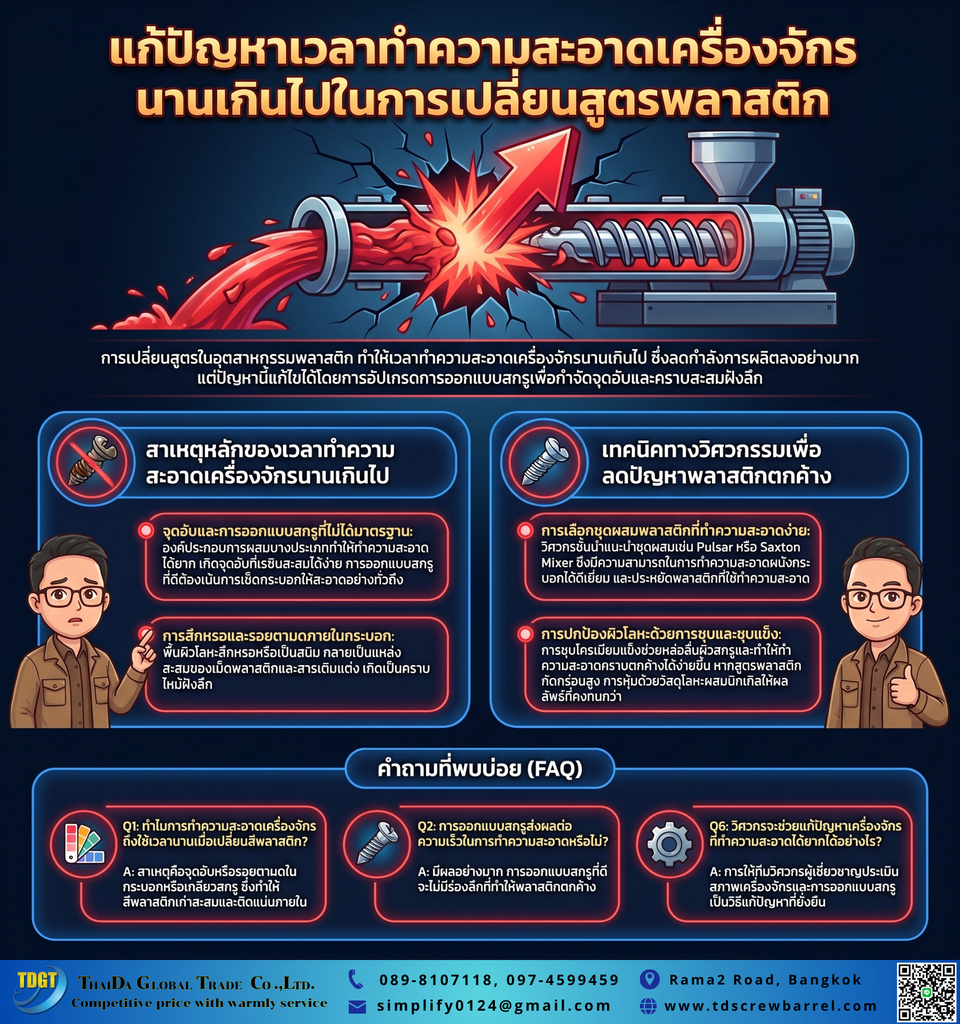 เสียเวลาล้างเครื่องนานเกินไป