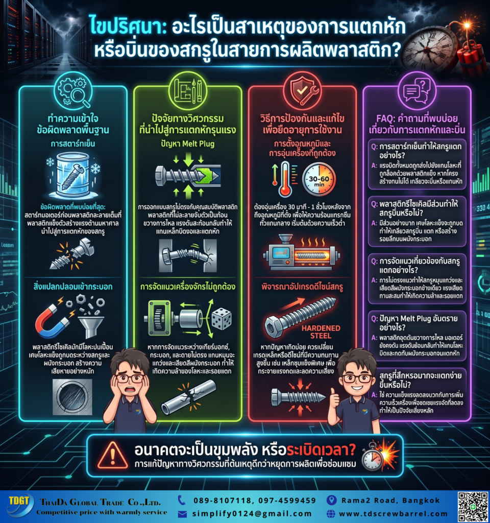 สาเหตุที่สกรูหัก